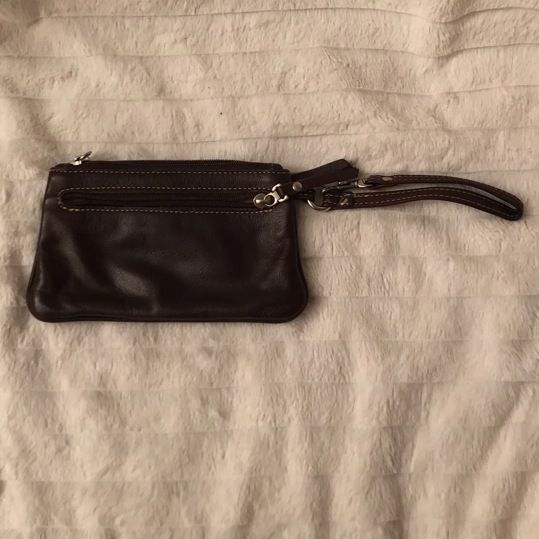 Leather Handheld Wallet Clutch photo 3