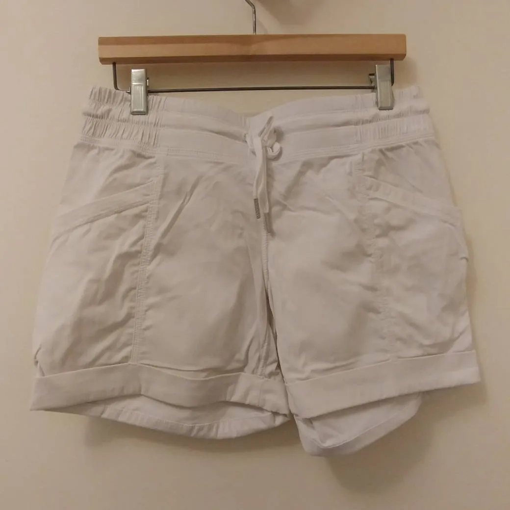 White Lululemon Shorts ( Size 4 ) photo 1