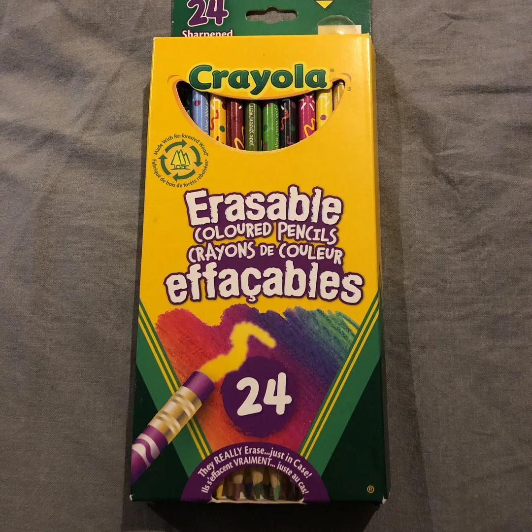 Crayola Erasable Pencil Crayons photo 1