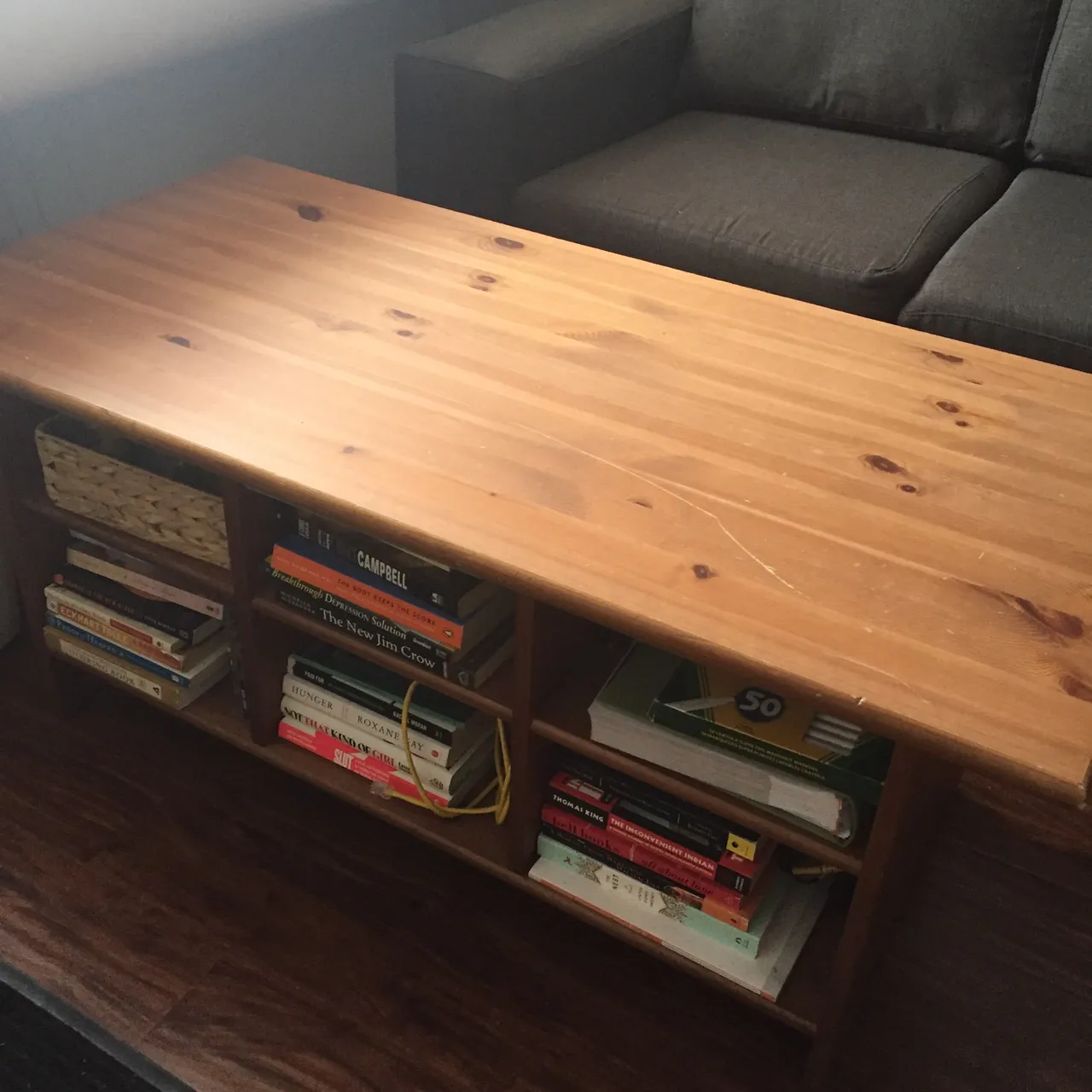 IKEA coffee table with storage photo 1