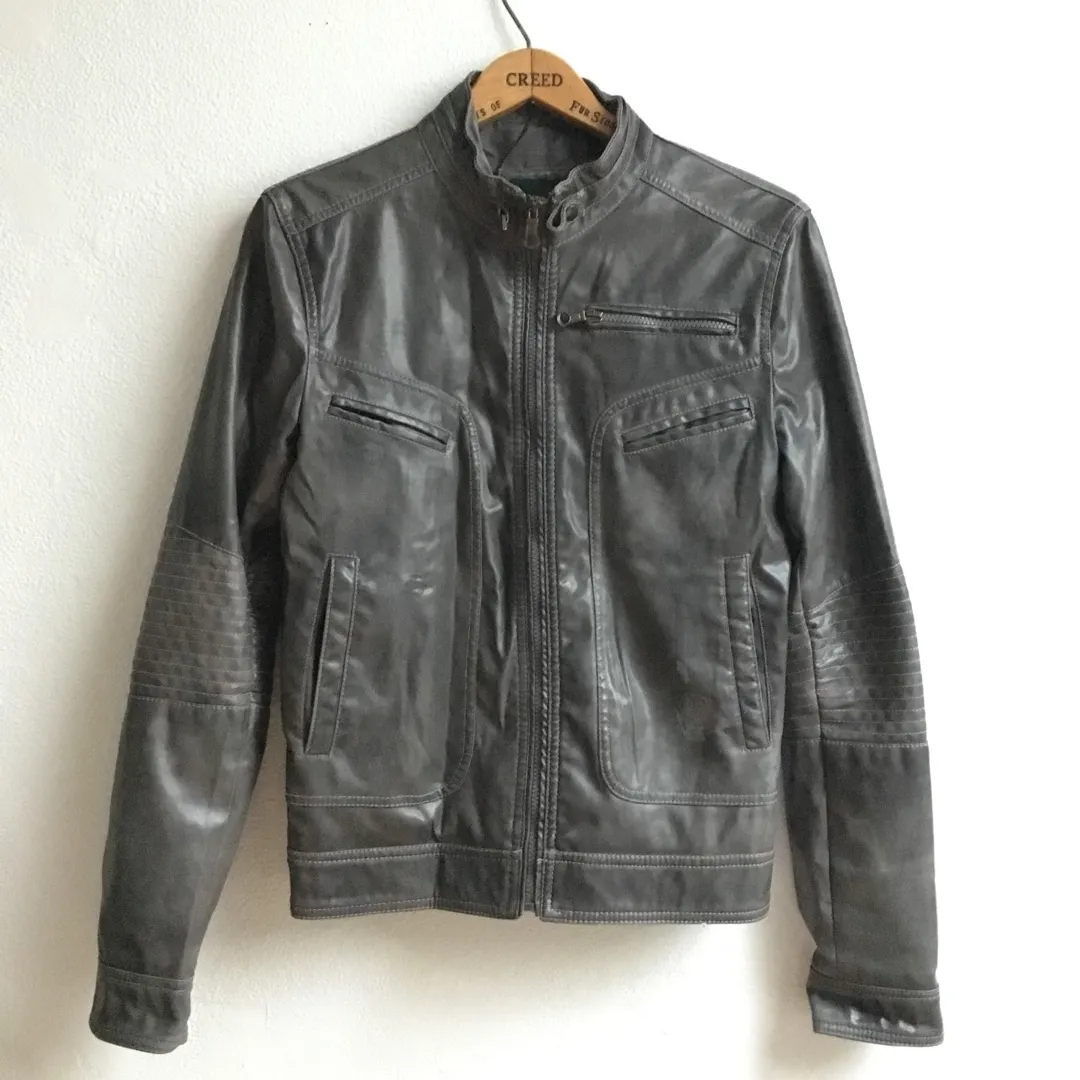 Zara Vegan Leather Jacket - Size S photo 1