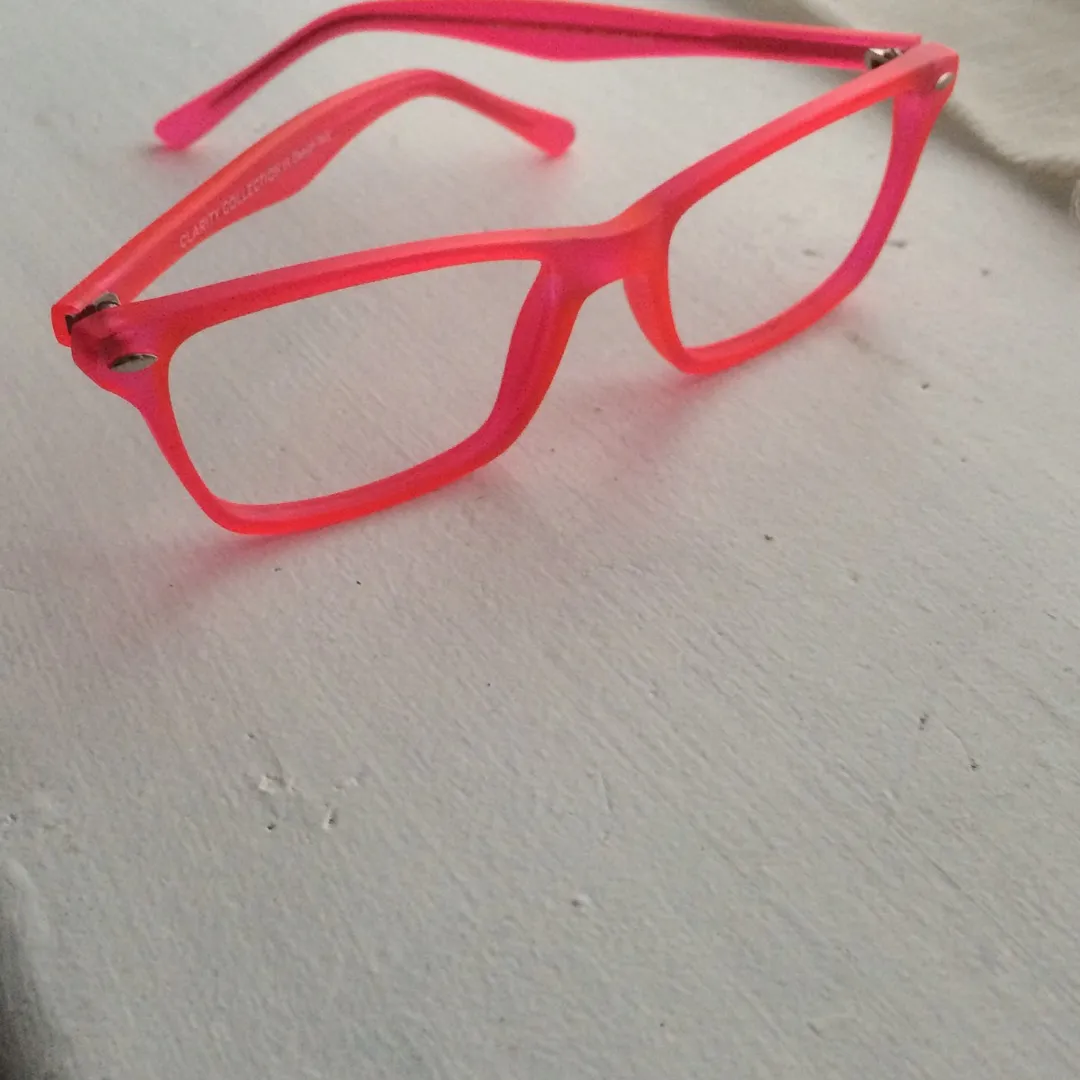 Translucent Pink Glasses Frames photo 1