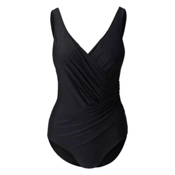 🎁Brand New: Flattering Black One piece Bathing Suit photo 6