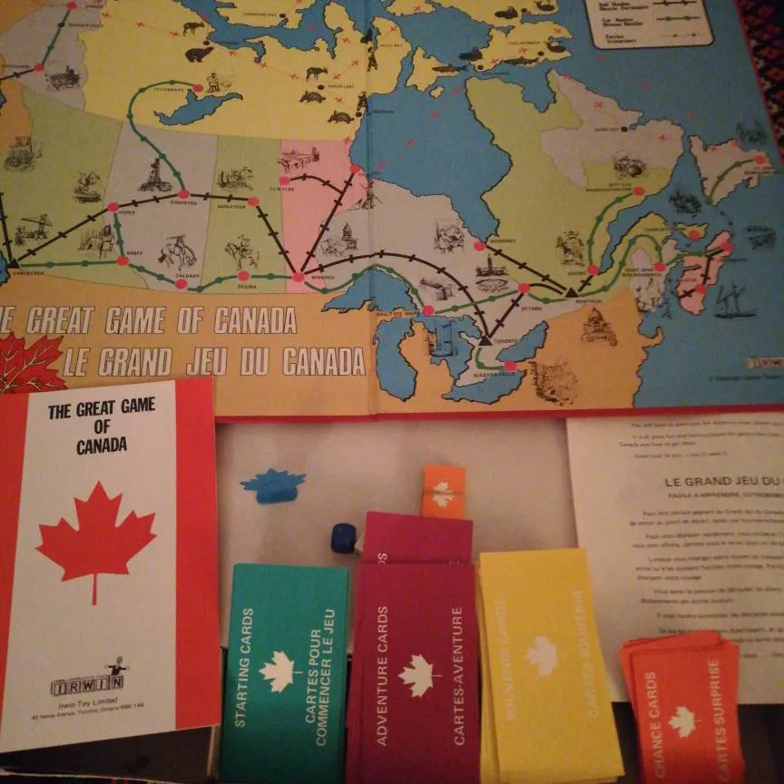 The Great Game Of Canada Board Game photo 3