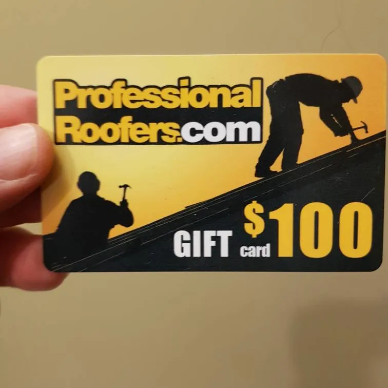 Professional Roofers Gift card photo 1