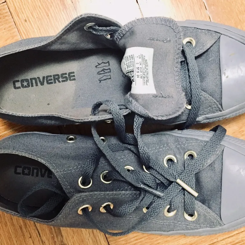 Purple/Grey Converse photo 1
