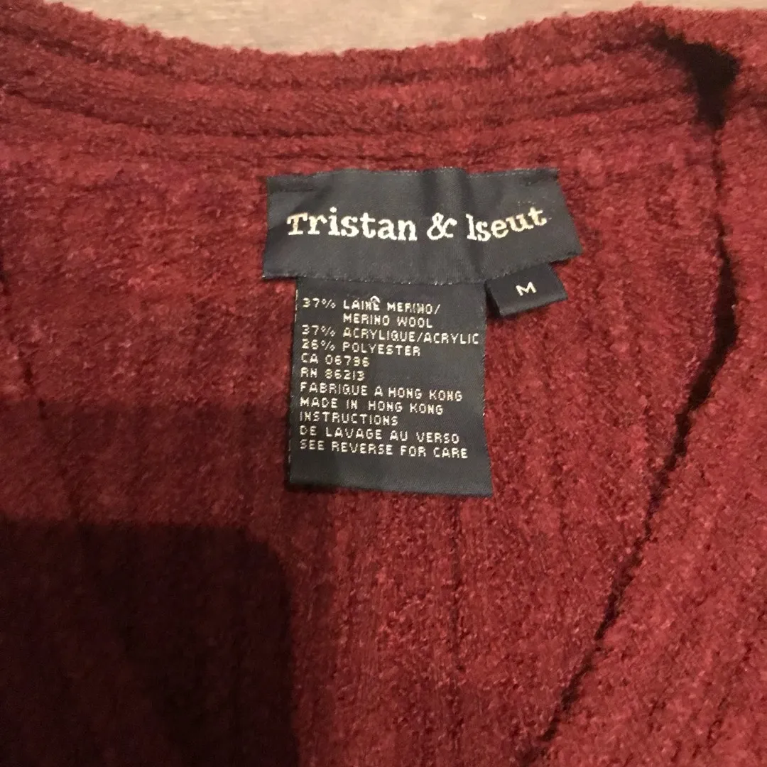 Men’s Tristan & Iseut Merino Blend Colour Block Sweater photo 4