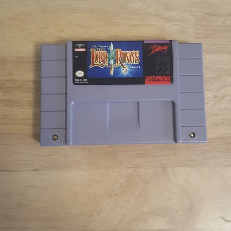 SNES Lord Of The Rings game photo 1
