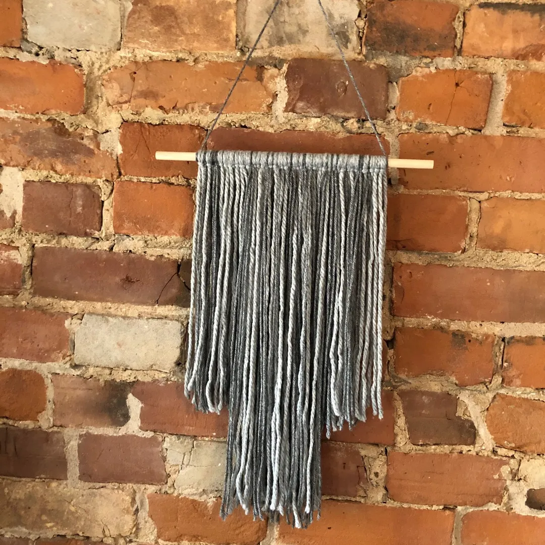 50 Shades Of Grey Yarn Wall Hanging photo 1