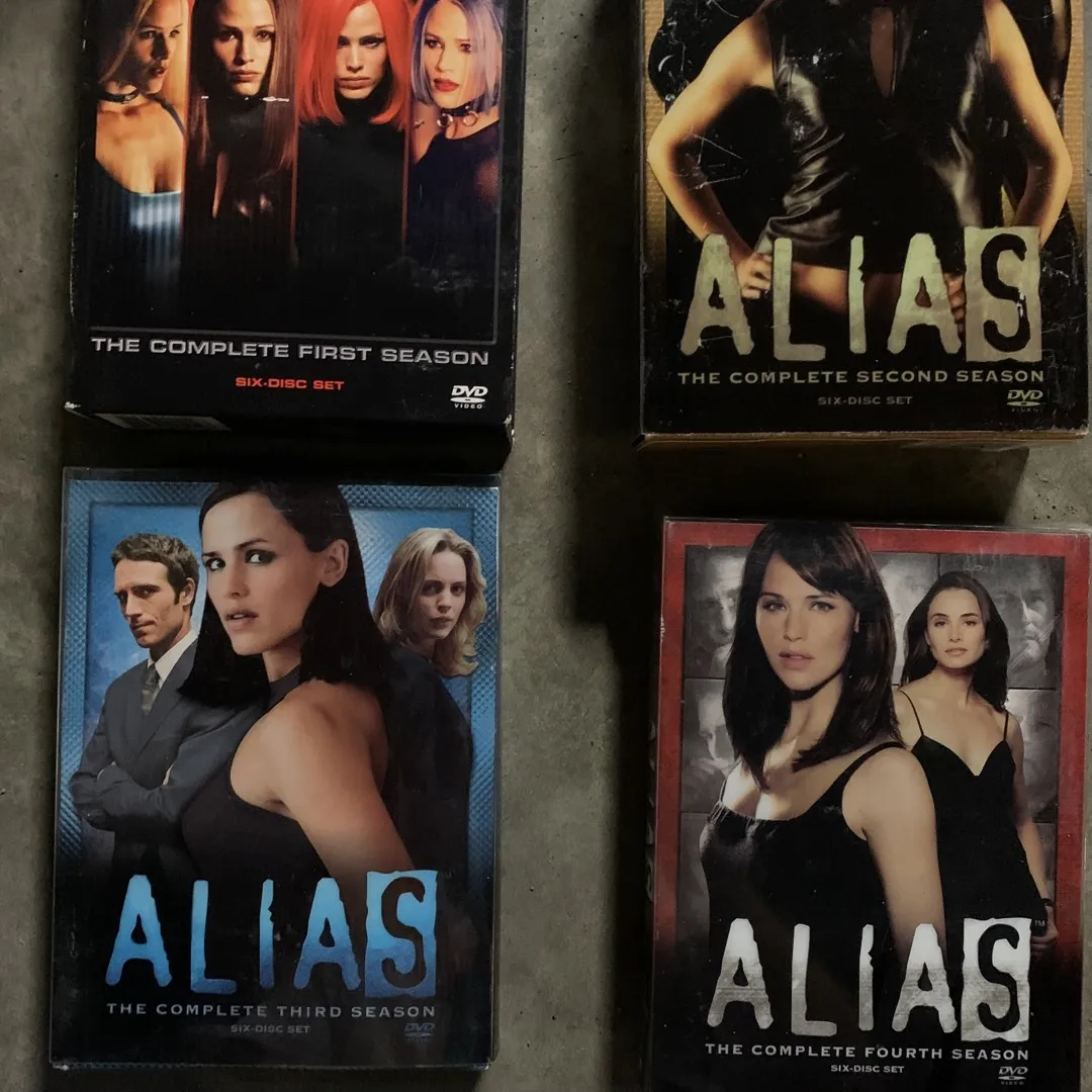 Alias Complete Season 1-4 DVD Set photo 1