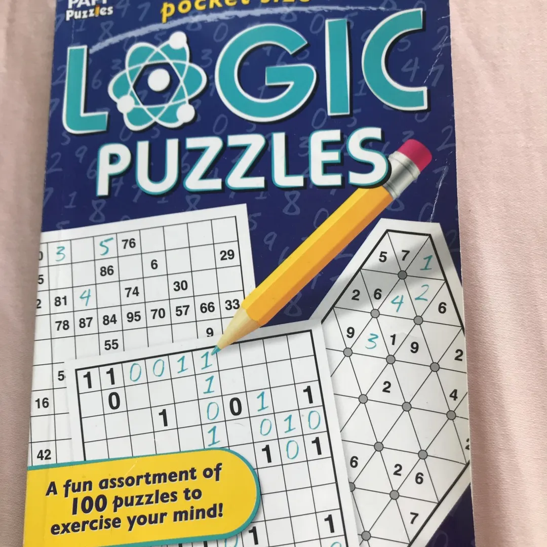 Logic Puzzle Puzzles Poclet Size Fun Game Ming Exercise photo 1