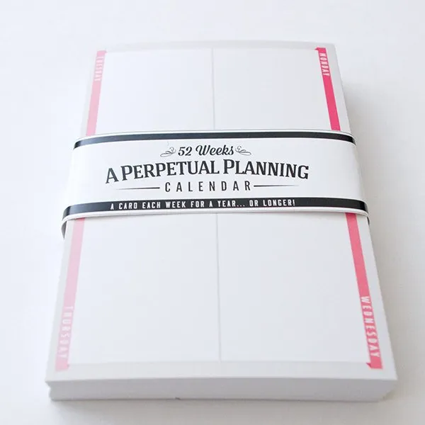 Perpetual Calendar - A Year of One Weeks - Desk or Portable P... photo 1
