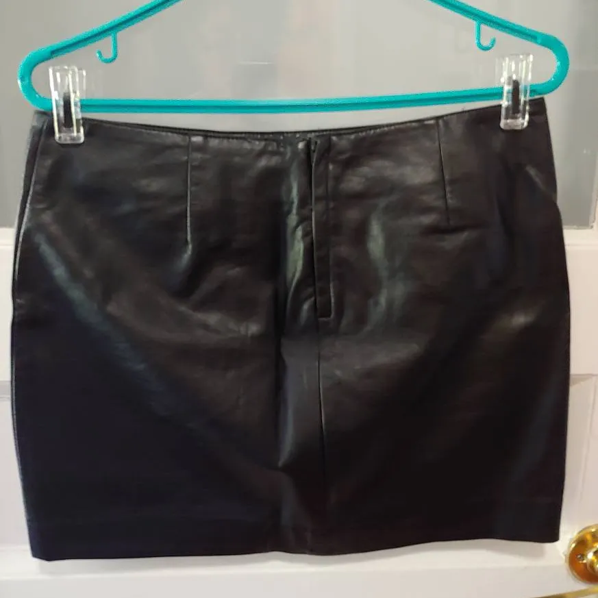 Cute Pleather Items For Fall! (Approx Size 4-6) photo 4