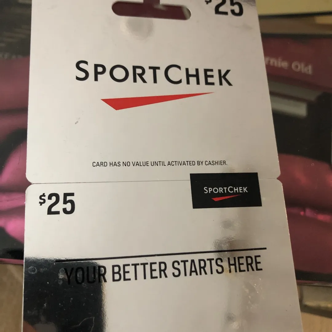 Sportchek Giftcard $25 Value photo 1