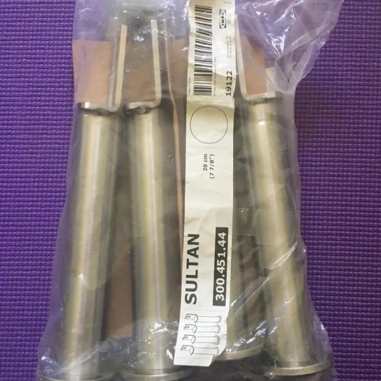 Ikea Sultan Set of 4 Metal Legs photo 3