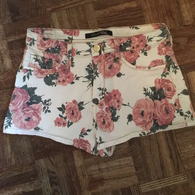 Floral High Waisted Shorts photo 1