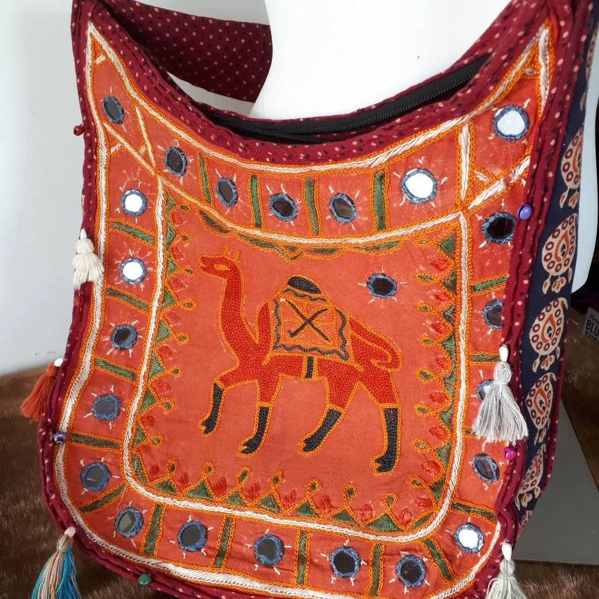 Camel Crossbody Bag photo 3
