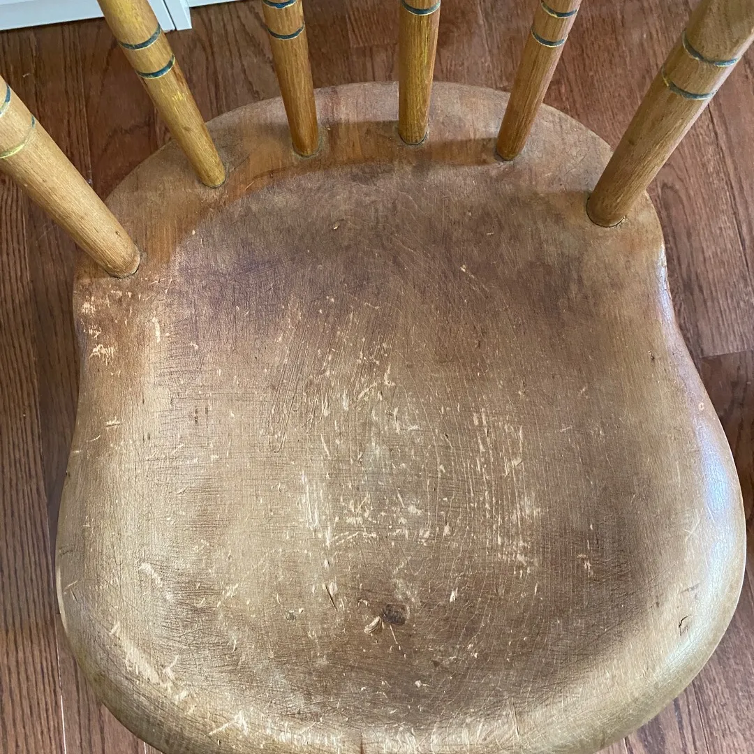 Antique Wood Chairs photo 5