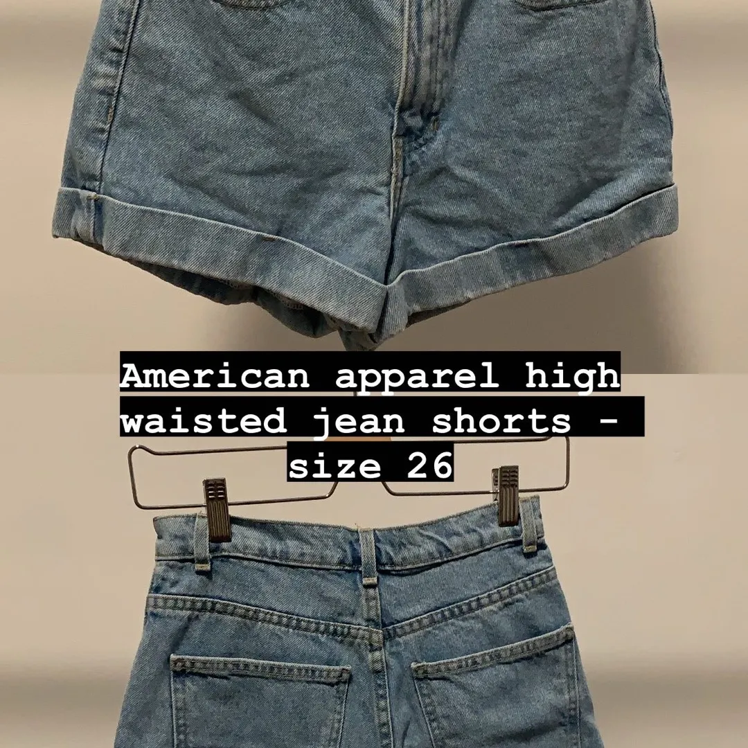 American Apparel High Rise Shorts photo 1