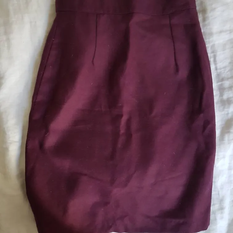 Vintage Burgundy Skirt photo 1