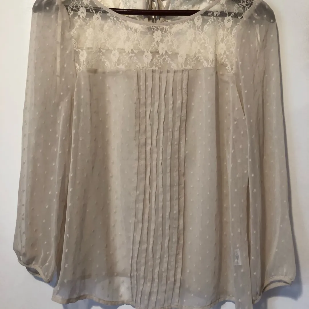 Urban Outfitters Sheer Blouse photo 4