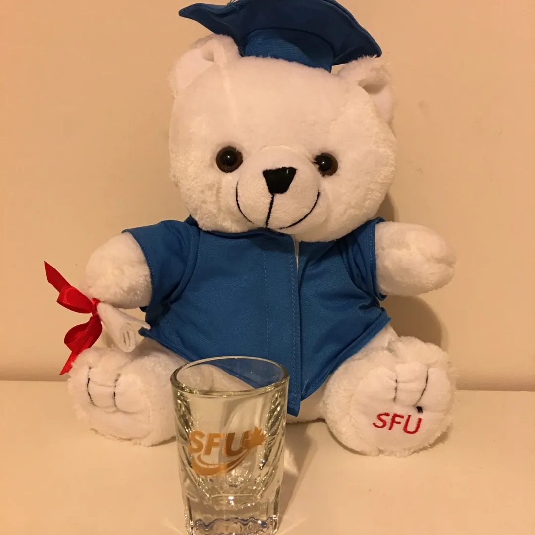 SFU Graduation Bear And Shot Glass photo 1
