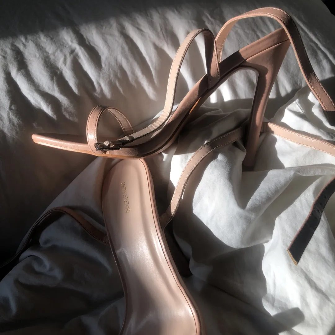 New Pretty Little Thing Nude Heels photo 3