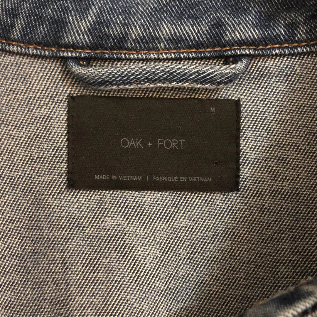 oak+fort mens denim jacket (M) photo 3