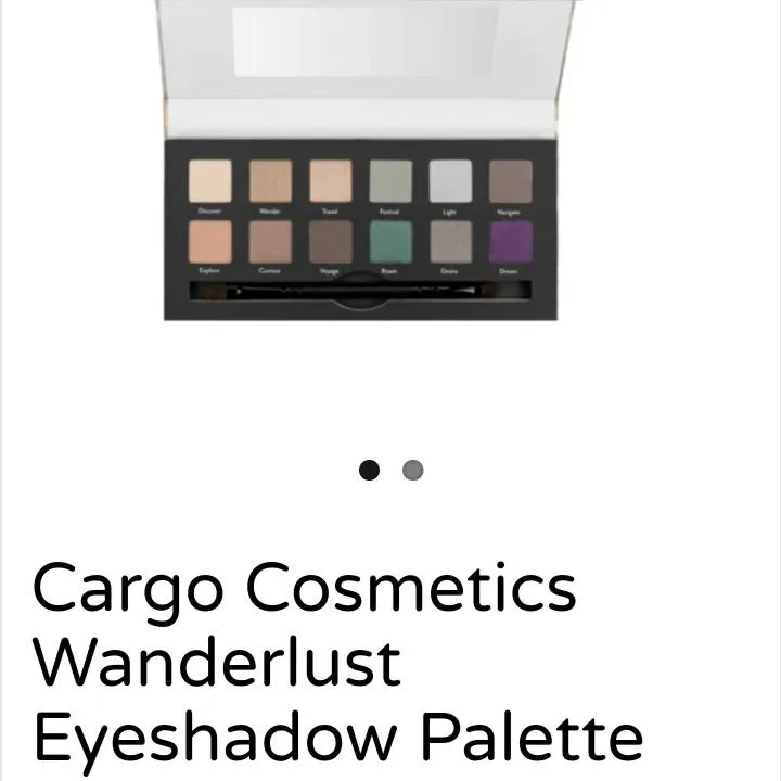Cargo Eye Shadow Palette -lightly Used photo 3