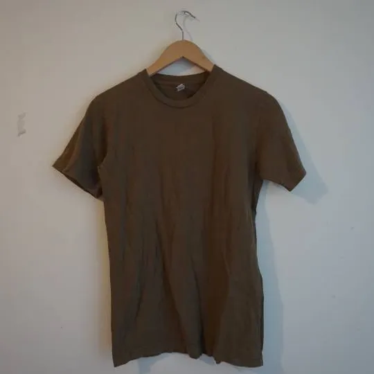 American Apparel Brown T Shirt (Size Small) photo 1
