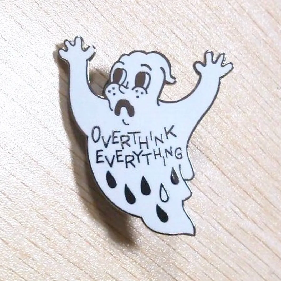Anxiety Ghost Pin photo 1