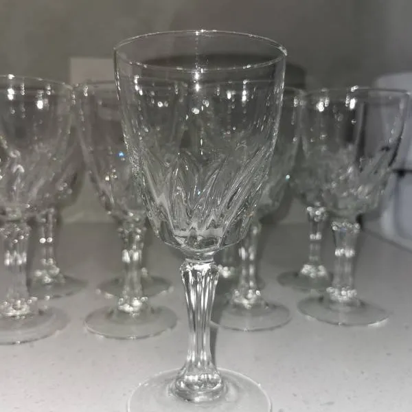 Wine Glasses, Set Of 9 photo 1