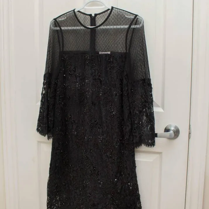 Beaded Black Dress photo 3