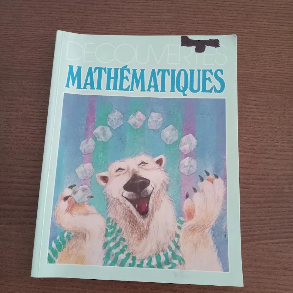 Math Workbook in French photo 1