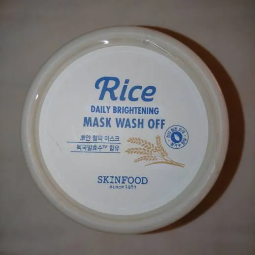 🖤 BNIP Skinfood Rice Mask Wash Off photo 1