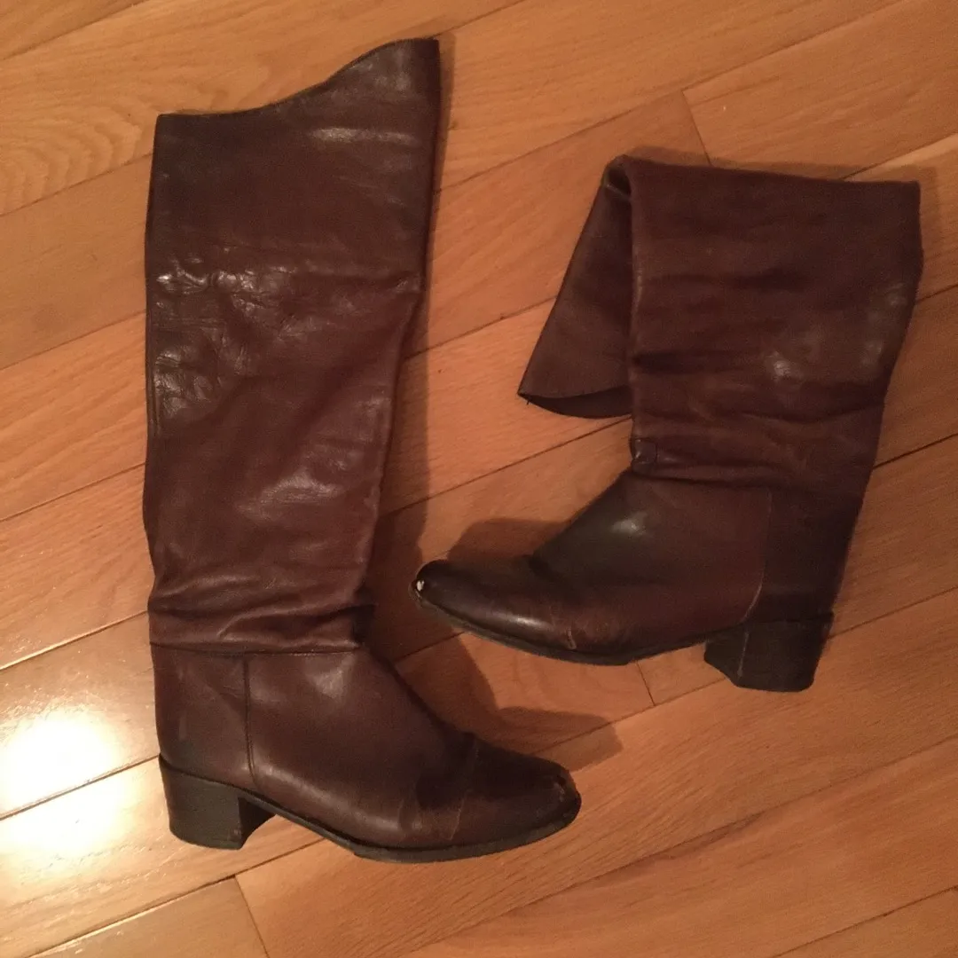Vintage Leather Boots photo 1