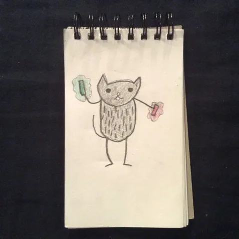Sketchbook Of A Cat Doing Drugs photo 1