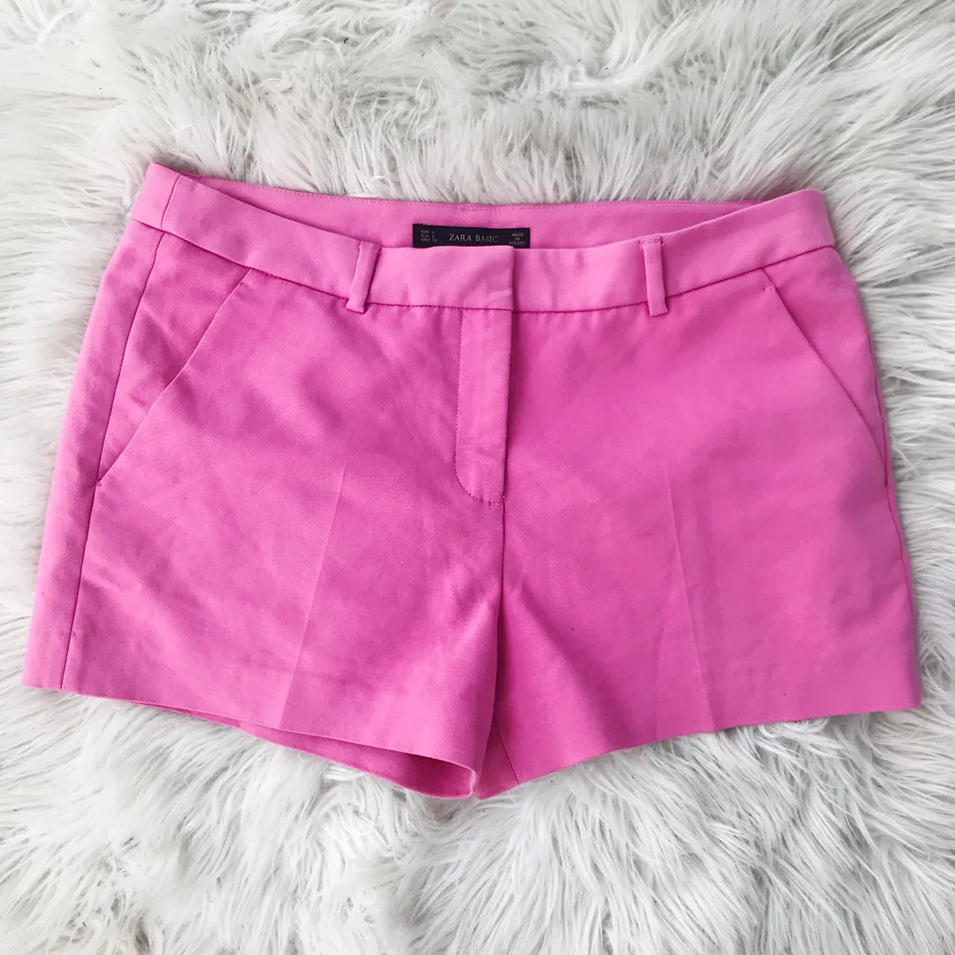 Zara Pink Shorts photo 1
