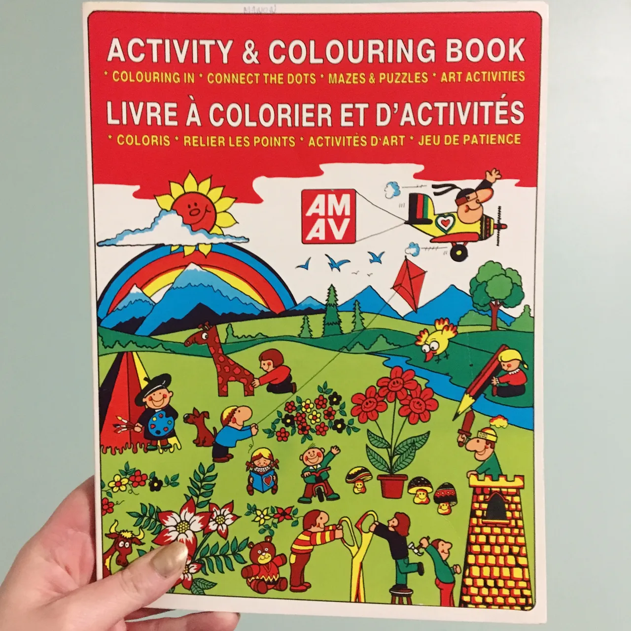 Vintage activity & colouring book photo 1