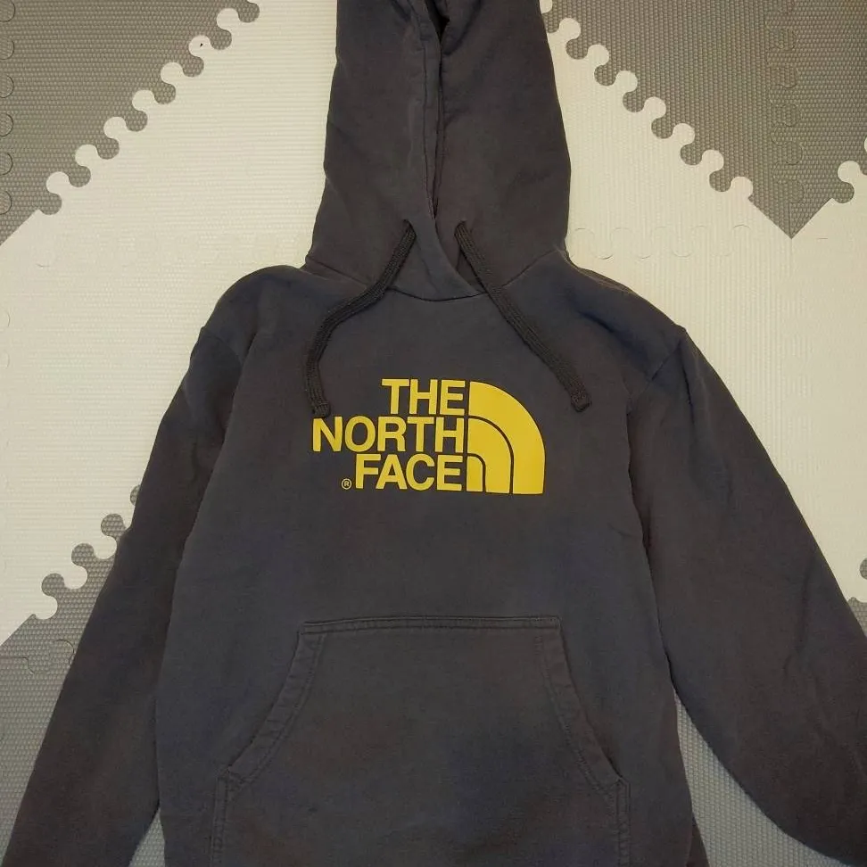 North Face Hoodie - Men's Small Grey Sweater photo 1