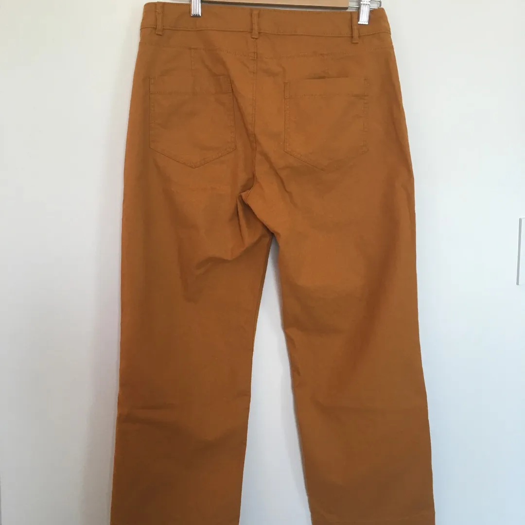 SZ 10 - Rust Cotton Pants - Women’s photo 3
