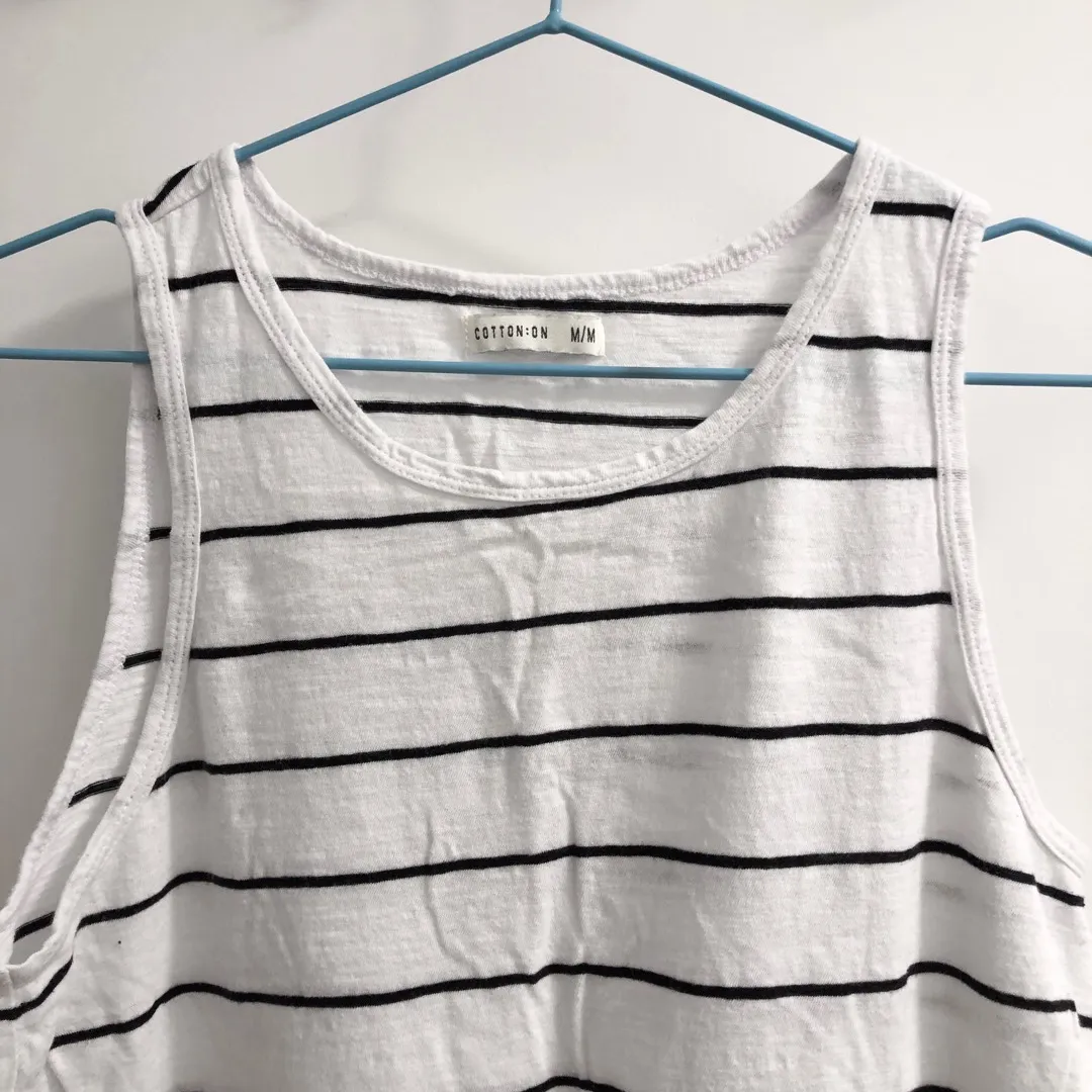 Cotton On Stripes Tank With Front Tie photo 4