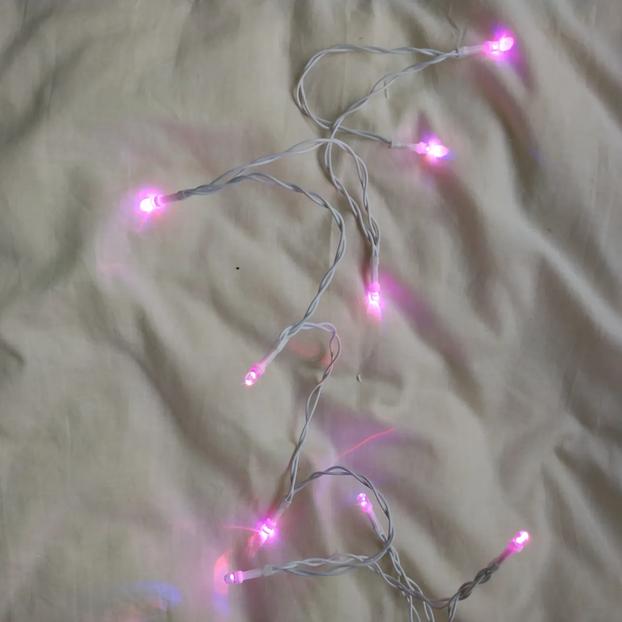 Origami flower coloured string lights craft kit photo 3
