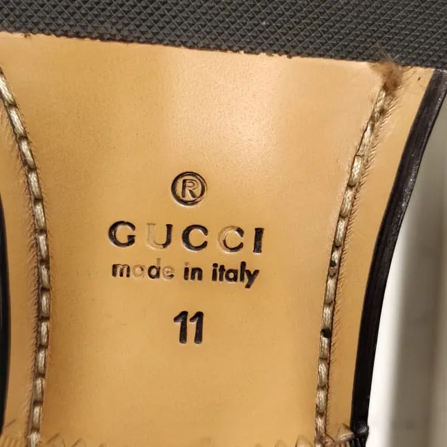 GUCCI BEE HIGHTOP LEATHER SHOES photo 3