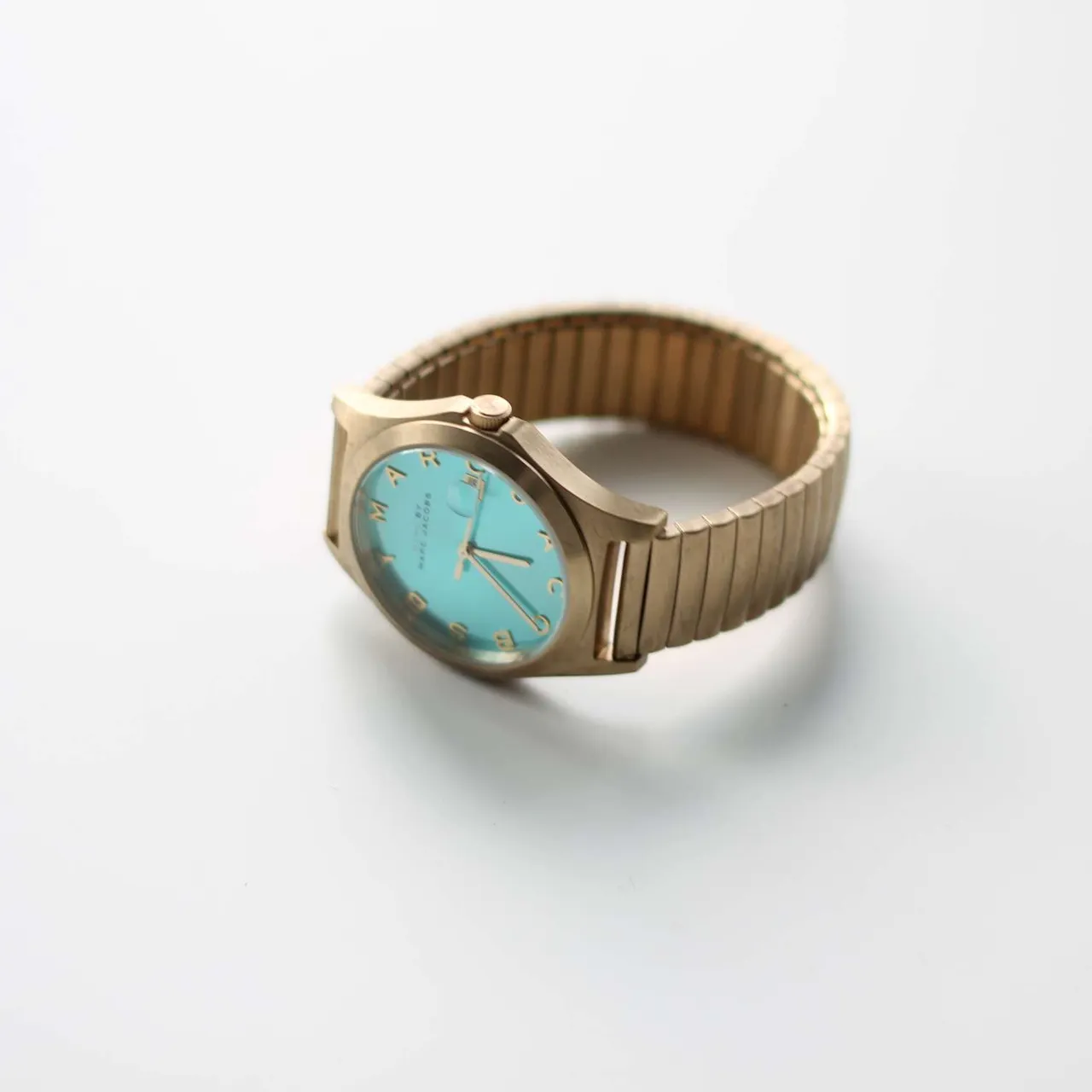 Marc by Marc Jacobs Gold Watch with a Teal Face photo 4