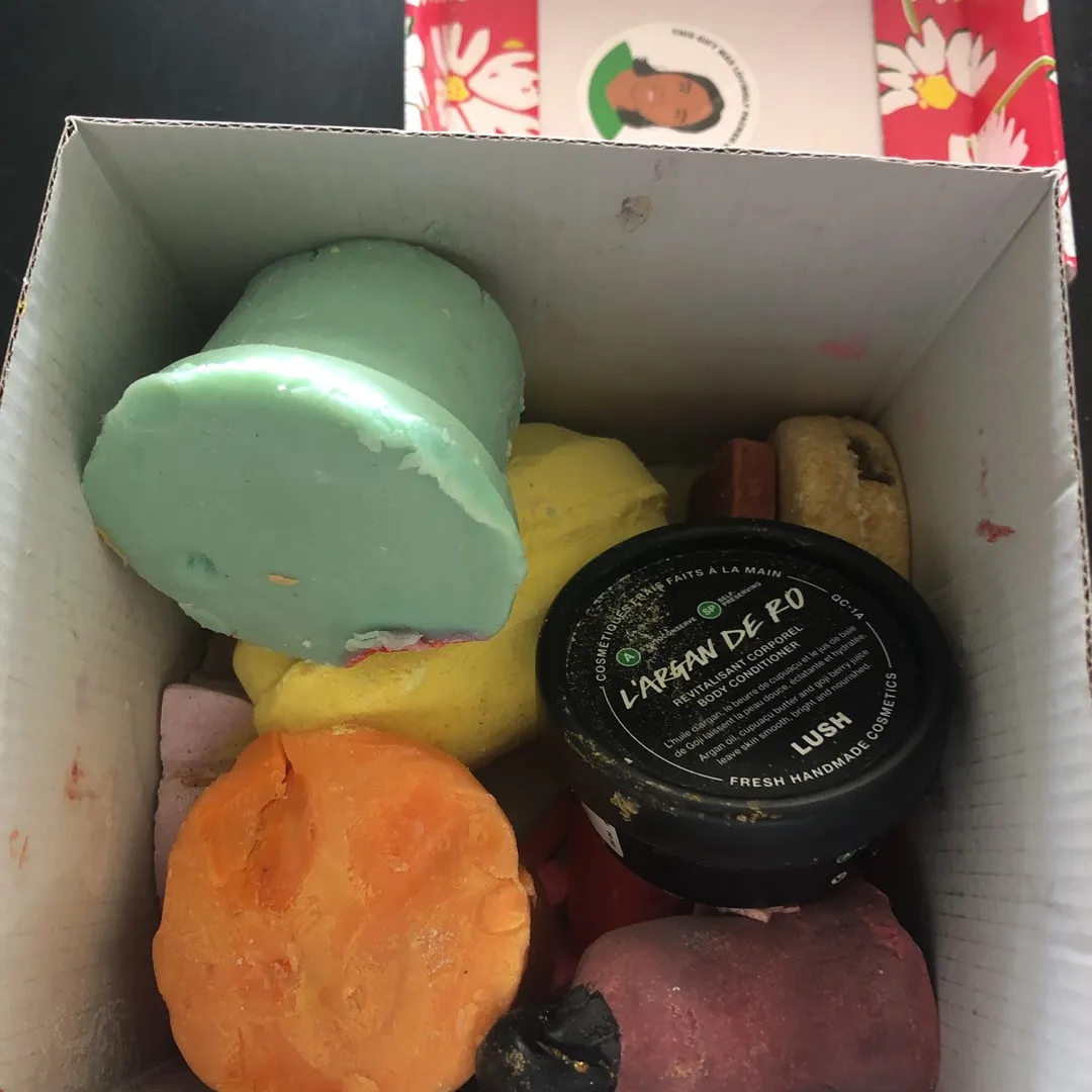 Box Of Assorted Lush Products photo 1