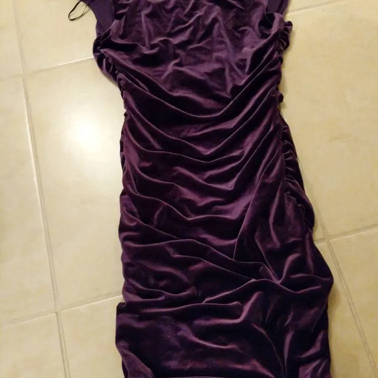 NWT - H&M Grape Colored Dress XS photo 1
