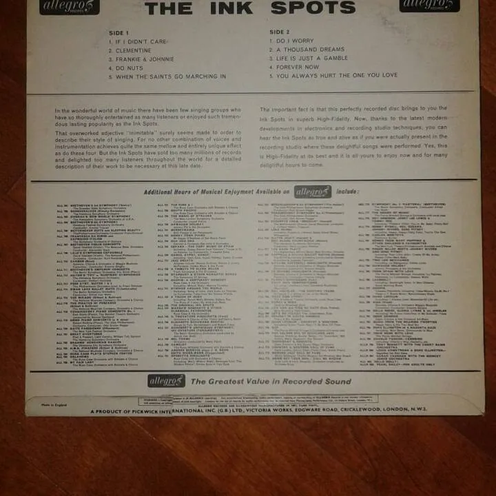 The Ink Spots 1964 Classic FREE photo 3