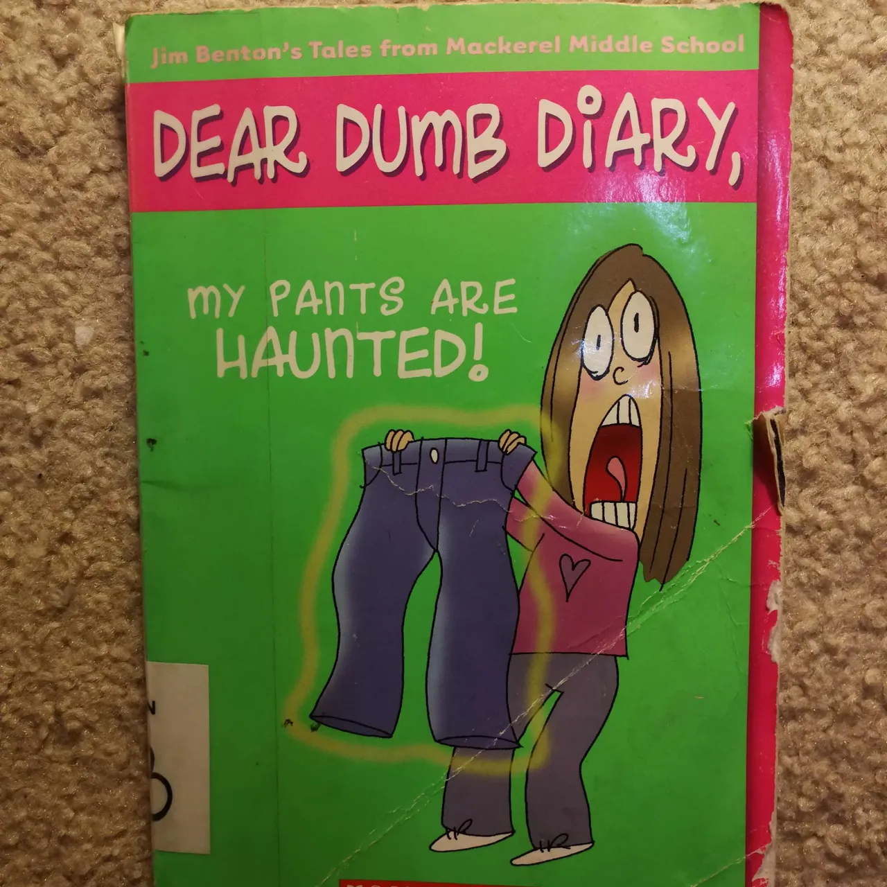 Dear Dumb Diary, my pants are haunted! Scholastic book, Jim b... photo 1