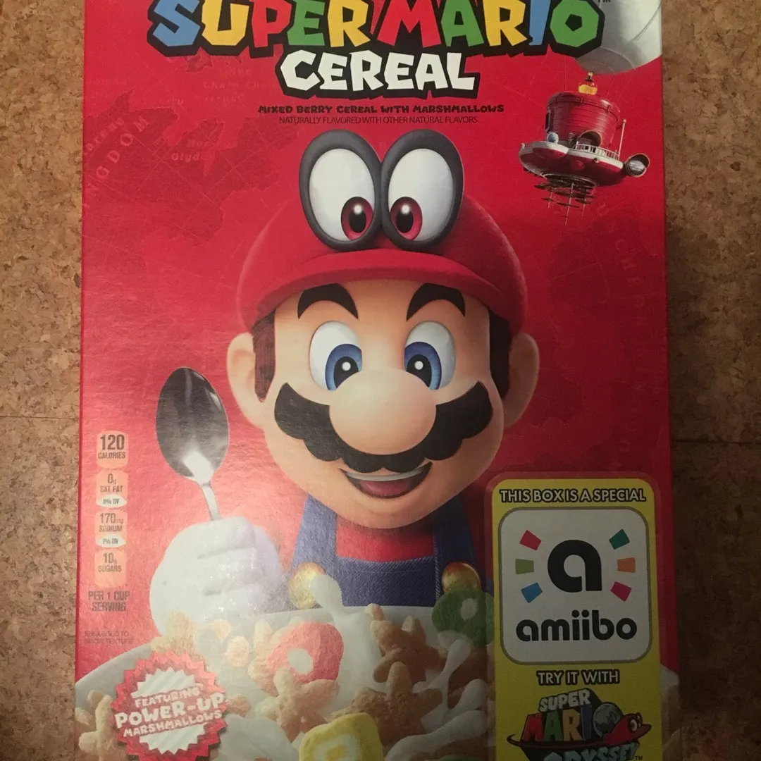 Super Mario Cereal Amiibo photo 1
